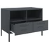 Kép 10/11 - 2 db antracitszürke acél TV-szekrény 68 x 39 x 50,5 cm