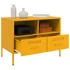 Kép 5/11 - 2 db mustársárga acél TV-szekrény 68 x 39 x 50,5 cm