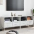 Kép 1/11 - 2 db fehér acél TV-szekrény 68 x 39 x 50,5 cm