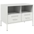 Kép 6/11 - 2 db fehér acél TV-szekrény 68 x 39 x 50,5 cm