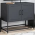 Kép 1/11 - Antracitszürke acél TV-szekrény 68,5x39x60,5 cm