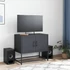 Kép 3/11 - Antracitszürke acél TV-szekrény 68,5x39x60,5 cm