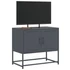 Kép 4/11 - Antracitszürke acél TV-szekrény 68,5x39x60,5 cm