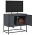 Kép 5/11 - Antracitszürke acél TV-szekrény 68,5x39x60,5 cm