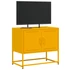 Kép 4/11 - Mustársárga acél TV-szekrény 68,5x39x60,5 cm