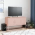 Kép 3/11 - Rózsaszín acél TV-szekrény 100,5x39x60,5 cm