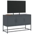 Kép 4/11 - Antracitszürke acél TV-szekrény 100,5x39x60,5 cm