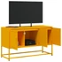 Kép 5/11 - Mustársárga acél TV-szekrény 100,5x39x60,5 cm