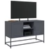 Kép 4/11 - Antracitszürke acél TV-szekrény 100,5x39x60,5 cm