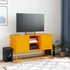 Kép 3/11 - Mustársárga acél TV-szekrény 100,5x39x60,5 cm