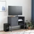 Kép 3/11 - Antracitszürke acél TV-szekrény 68 x 39 x 60,5 cm