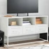 Kép 1/11 - Fehér acél TV-szekrény 100,5x39x60,5 cm