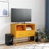 Kép 3/11 - Mustársárga acél TV-szekrény 68 x 39 x 60,5 cm