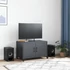Kép 3/11 - Antracitszürke acél TV-szekrény 68 x 39 x 43,5 cm