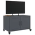 Kép 5/11 - Antracitszürke acél TV-szekrény 68 x 39 x 43,5 cm