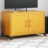 Kép 1/11 - Mustársárga acél TV-szekrény 68 x 39 x 43,5 cm