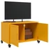 Kép 4/11 - Mustársárga acél TV-szekrény 68 x 39 x 43,5 cm