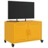 Kép 5/11 - Mustársárga acél TV-szekrény 68 x 39 x 43,5 cm