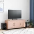 Kép 3/11 - Rózsaszín acél TV-szekrény 100,5 x 39 x 43,5 cm
