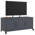 Kép 5/11 - Antracitszürke acél TV-szekrény 100,5 x 39 x 43,5 cm