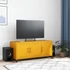 Kép 3/11 - Mustársárga acél TV-szekrény 100,5 x 39 x 43,5 cm
