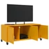 Kép 4/11 - Mustársárga acél TV-szekrény 100,5 x 39 x 43,5 cm