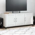 Kép 1/11 - Fehér acél TV-szekrény 100,5 x 39 x 43,5 cm