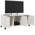 Kép 4/11 - Fehér acél TV-szekrény 100,5 x 39 x 43,5 cm