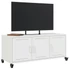 Kép 5/11 - Fehér acél TV-szekrény 100,5 x 39 x 43,5 cm