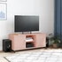 Kép 3/11 - Rózsaszín acél TV-szekrény 100,5 x 39 x 43,5 cm