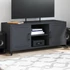 Kép 1/11 - Antracitszürke acél TV-szekrény 100,5 x 39 x 43,5 cm