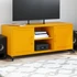 Kép 1/11 - Mustársárga acél TV-szekrény 100,5 x 39 x 43,5 cm