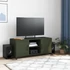 Kép 3/11 - Olívazöld acél TV-szekrény 100,5 x 39 x 43,5 cm