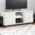 Kép 1/11 - Fehér acél TV-szekrény 100,5 x 39 x 43,5 cm