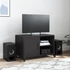 Kép 3/11 - Fekete acél TV-szekrény 68 x 39 x 43,5 cm