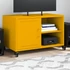 Kép 1/11 - Mustársárga acél TV-szekrény 68 x 39 x 43,5 cm