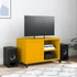 Kép 3/11 - Mustársárga acél TV-szekrény 68 x 39 x 43,5 cm
