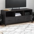 Kép 1/11 - Fekete acél TV-szekrény 100,5 x 39 x 43,5 cm