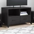 Kép 1/11 - Fekete acél TV-szekrény 68 x 39 x 43,5 cm