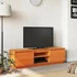 Kép 3/11 - Viaszbarna tömör fenyőfa TV-szekrény 140 x 35 x 40 cm