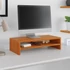 Kép 3/9 - Viaszbarna tömör fenyőfa monitorállvány 50x24x13 cm