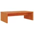 Kép 2/9 - Viaszbarna tömör fenyőfa monitorállvány 50x27x15 cm