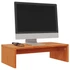 Kép 4/9 - Viaszbarna tömör fenyőfa monitorállvány 50x27x15 cm