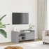 Kép 1/11 - Szürke sonoma színű szerelt fa TV-szekrény 80 x 35 x 40 cm