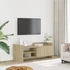 Kép 1/11 - Sonoma tölgyszínű szerelt fa TV-szekrény 100 x 35 x 40 cm