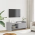 Kép 1/11 - Betonszürke szerelt fa TV-szekrény 100x35x40 cm