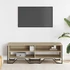 Kép 3/9 - Sonoma tölgy színű szerelt fa TV-szekrény 122 x 34 x 41 cm