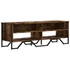 Kép 2/9 - Füstös tölgy színű szerelt fa TV-szekrény 122 x 34 x 41 cm