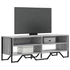 Kép 1/9 - Szürke sonoma színű szerelt fa TV-szekrény 122 x 34 x 41 cm