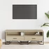 Kép 3/10 - Sonoma tölgy színű szerelt fa TV-szekrény 122 x 34 x 41 cm